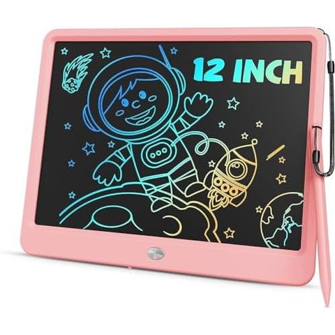 ORSEN 12 Inch LCD Writing Tablet for Kids, Pink