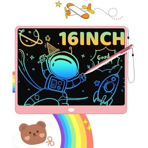 ORSEN 16 Inch LCD Writing Tablet for Kids, Pink